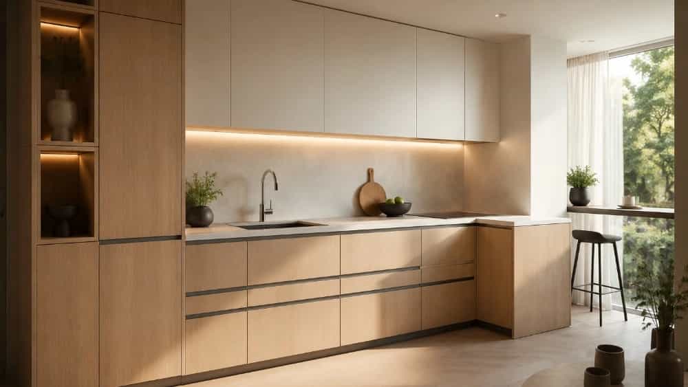 اجرای کابینت آشپزخانه کوچک با ایده‌های هوشمندانه